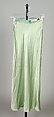 Evening dress, House of Lanvin (French, founded 1889), silk, metal, French
