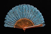 Fan, Rodeck Brothers, plastic, feather, Austrian