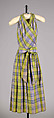 Sundress, Claire McCardell (American, 1905–1958), Cotton, American