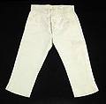 Trousers, Cotton, American
