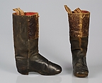 Boots, Leather, wood, American