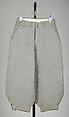 Knickerbockers, Wool, metal, American