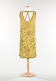 Evening dress, silk, rhinestones, American