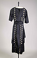 Evening dress, Silk, cotton, American