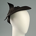Hat, Mrs. Florence Reichman, Silk, American