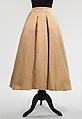 Skirt, Charles James (American, born Great Britain, 1906–1978), wool, American