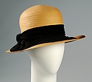 Hat, Baum-Roth, Inc. (American), Straw, cotton, American