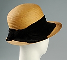 Hat, Baum-Roth, Inc. (American), Straw, cotton, American