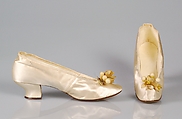 Wedding slippers, Silk, wax, American