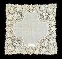 Wedding handkerchief, Cotton, linen, Belgian