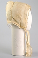 Cap, Cotton, linen, American