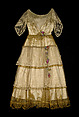 Evening dress, Weeks French, Silk, metallic, French