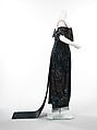 Evening dress, Weeks (French), silk, rhinestones, metal, French