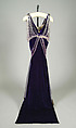 Evening dress, Silk, fur, beads, metallic, probably American