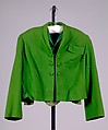Jacket, Schiaparelli (French, founded 1927), Wool, silk, metallic, French