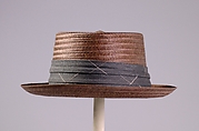 Hat, Borden, Bast fiber, cotton, American