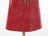 Evening coat, silk, fur, metal, French