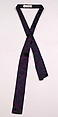 Cravat, Silk, American