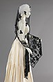 Evening stole, silk, American