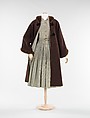 Ensemble, Vera Maxwell American, wool, fur, metal, silk, leather, rhinestones, American