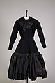 Cocktail dress, Norman Norell  American, Wool, silk, American