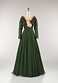Evening dress, Traina-Norell  American, silk, fur, American