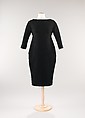 Dress, James Galanos American, wool, American