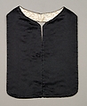 Evening dickey, Silk, American