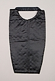 Evening dickey, Silk, American