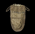 Pouch, Silk, metal, American