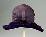 Cloche, Franklin Simon & Co. (American, founded 1902), Horsehair, silk, American