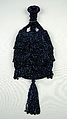 Evening bag, Glass, silk, American