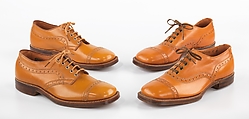 Oxfords, Attributed to Hurd Shoe Co., leather, American