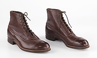 Balmorals, Hurd Shoe Co.  American, leather, American