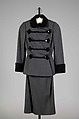 Suit, Traina-Norell  American, Wool, fur, silk, American