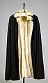 Evening cape, Caroline Reboux  French, silk, fur, French