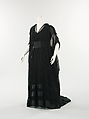 Evening dress, Jeanne Dimelow, silk, beads, American