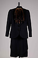 Suit, Bergdorf Goodman (American, founded 1899), Wool, fur, American