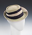 Hat, Caroline Reboux  French, wool, silk, French