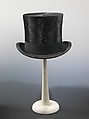 Top hat, Brooks Brothers (American, founded 1818), silk, wool, American