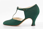 Evening shoes, N. Greco (French), silk, rhinestones, French