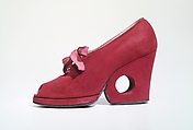 Shoes, Delman (American, founded 1919), leather, silk, American