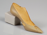 Shoe prototype, Paul Blavier, Leather, wood, Belgian