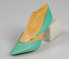 Shoe prototype, Paul Blavier, Leather, wood, Belgian