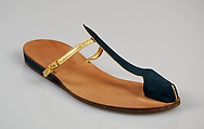 Thong sandals, Dal Co&#39; (Italian), leather, Italian