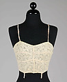 Brassiere, Cotton, elastic, American