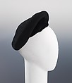 Beret, Rose Valois French, wool, silk, French