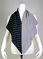 Scarf, Caroline Reboux  French, Silk, French