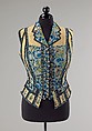 Vest, silk, American