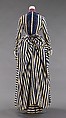 Dress, cotton, silk, American